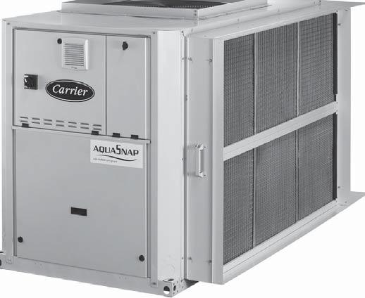 Ductable Air-Cooled Liquid Chillers Ductable Reversible Air-to-Water Heat Pumps AR05 039-60 Normal cooling capacity AR05: 40-50 kw Nominal heating capacity AR05: 40-60 kw The new generation of liquid