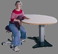 powerlift Sit and Stand-up desks with large tabletops Thanks to its quiet