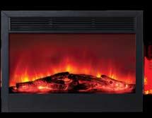 The unit can be operated with flame only or flame and heat.