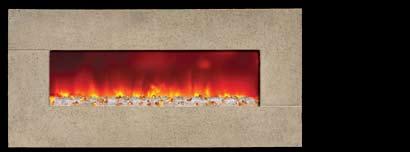 ? BLT-IN-5124 Electric Fireplace in Willow color, Burnish finish