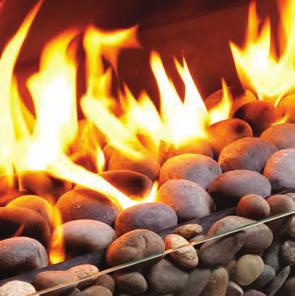 Just like the indoor fireplaces Escea offers a great choice of fuel beds for
