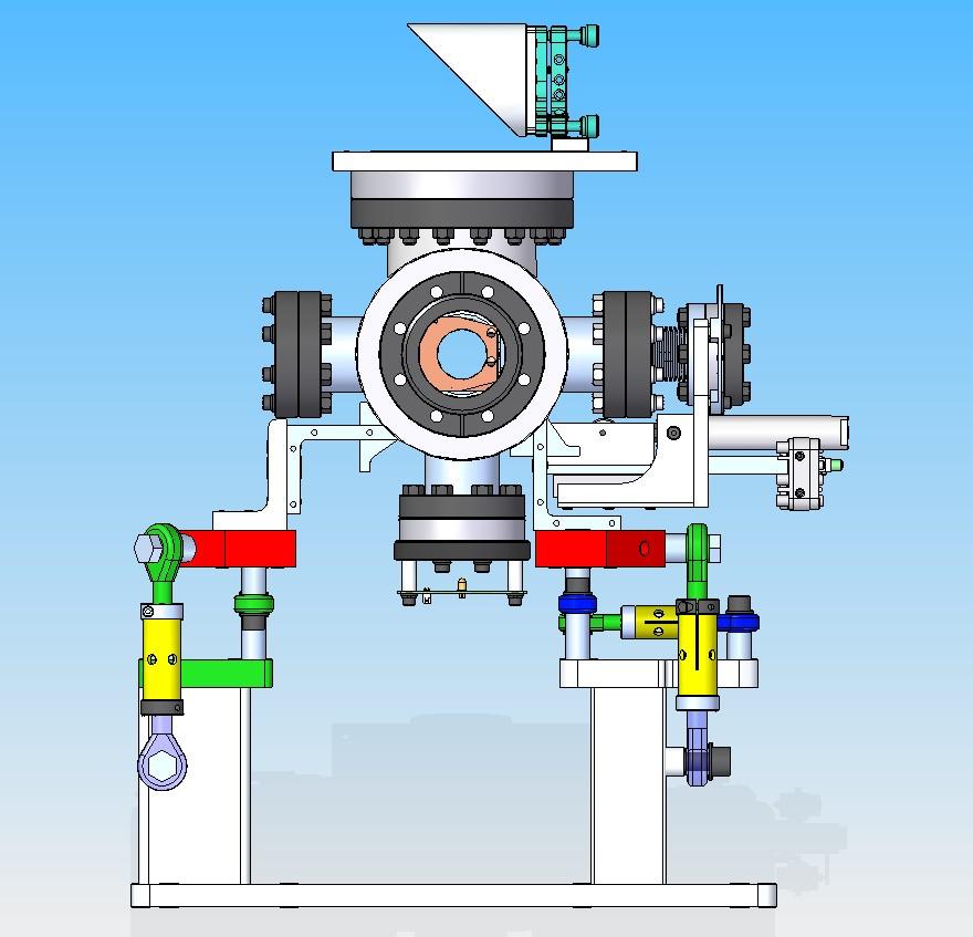 The synchrotron radiation exit port, orthogonal to the beam line, shall be closed off with a Z cut quartz window that will transmit the CSR signal with minimal attenuation or distortion.