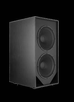SUBWOOFERS KPT-684 DUAL 18-INCH DRIVER SUBWOOFER FOR MEDIUM TO LARGE VENUES THX -approved subwoofer with dual 18-inch drivers that gain their high efficiency through the use of large geometrically