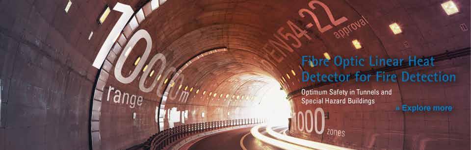 Detection in Tunnels Linear Heat Detection In today s complex industrial environments, the potential for downtime and financial losses caused by overheat and fire can be disastrous if not detected