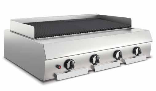 12 Gas grill The new choice of professionals The High Performance grill opens new horizons of performance, robustness and efficiency.