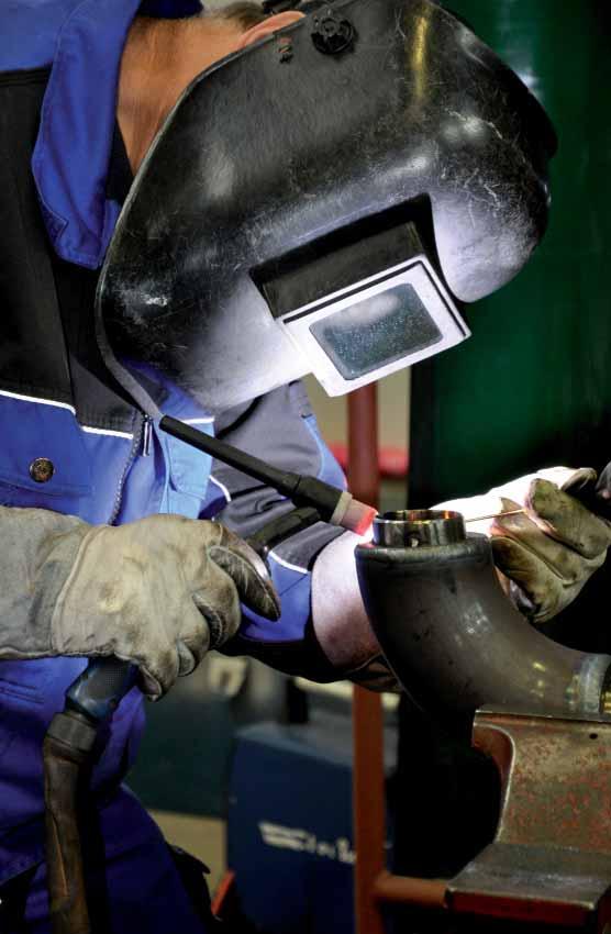 Qualified installation Certified welders according to ASME B 31.