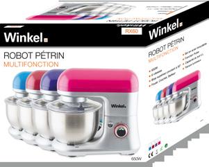 RX60 Stand Mixer Looking to realize all kind of homemade dough and cakes with one and only stand mixer? The Winkel RX60 is made for you!