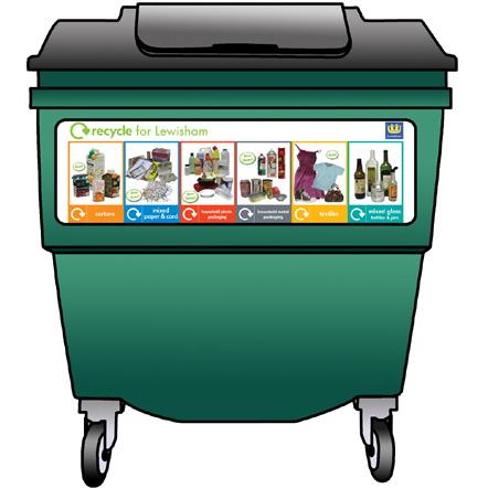 Your recycling crew will only empty recycling bins and clear transparent sacks that contain the correct