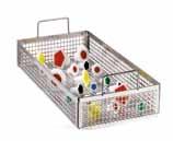 1148274 in CS1-1/CS2 racks in CSK6L rack SPECIAL TROLLEY RACKS CSK6L Trolley with 3 washing levels. Made of stainless steel and suitable for positioning specific supports and baskets.