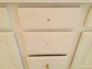 (Bathroom #2 continued) Comment 18: Repair: missing cabinet drawer hardware needs