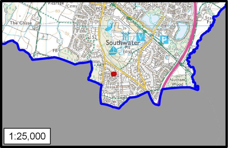 SITE ASSESSMENTS / SITE 18 Land at Worthing Road, Southwater SITE 18 LAND AT WORTHING ROAD, SOUTHWATER SITE & SITUATION Location TQ 15567 25875 Site Area 0.17ha Developable Area 0.