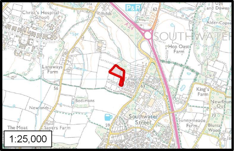 SITE ASSESSMENTS / SITE 8 Merryfield, New Road SITE 8 MERRYFIELD, NEW ROAD SITE & SITUATION Location TQ 15829 28069 Site Area 1.