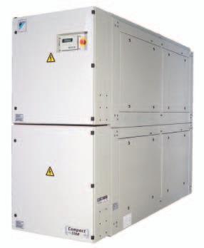 operation as standard within same series Double refrigeration circuit (from 360kW on) Chilled water temperatures down to -0 C on standard unit (parameter in the service menu of the PCO² digital
