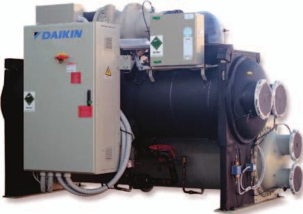 DWSC / DWDC DAIKIN WATER COOLED CHILLERS WITH CENTRIFUGAL COMPRESSORS Single compressor unit up to 4.