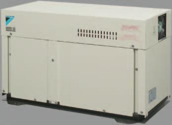 The freezer booster pack contains a satellite compressor which provides the first compression stage from -35 C into the suction line of the high temperature refrigeration.