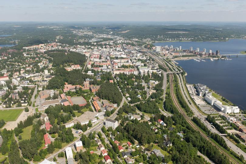 The main urban development project of Jyväskylä for the next decades Old paper mill (27 ha) is located app.