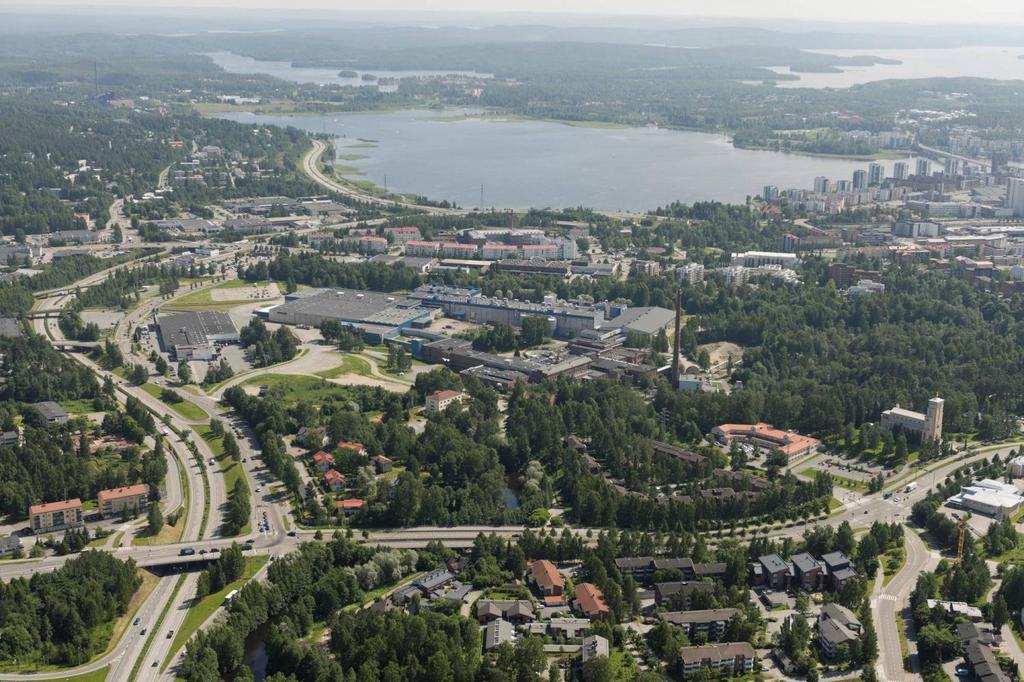 City owns 30 ha, Total master planning area 50 ha Lake Päijänne Lake Jyväsjärvi