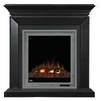 (EF30) 5000 BTU s/1500 watts heating capacity Easy installation in both a mantel or in drywall Offers an open view of the fire with it s luxurious pewter finish and modern frame design