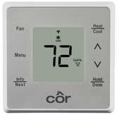 (Humidity Control) Côr 5 Non Wi Fi, Côr 5C Wi Fi (No Humidity Control) Designed