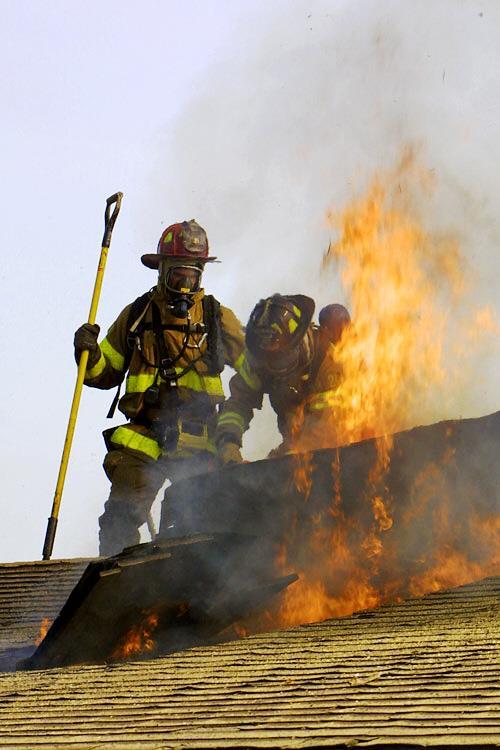 Backdraft potential can be reduced by opening the building at the