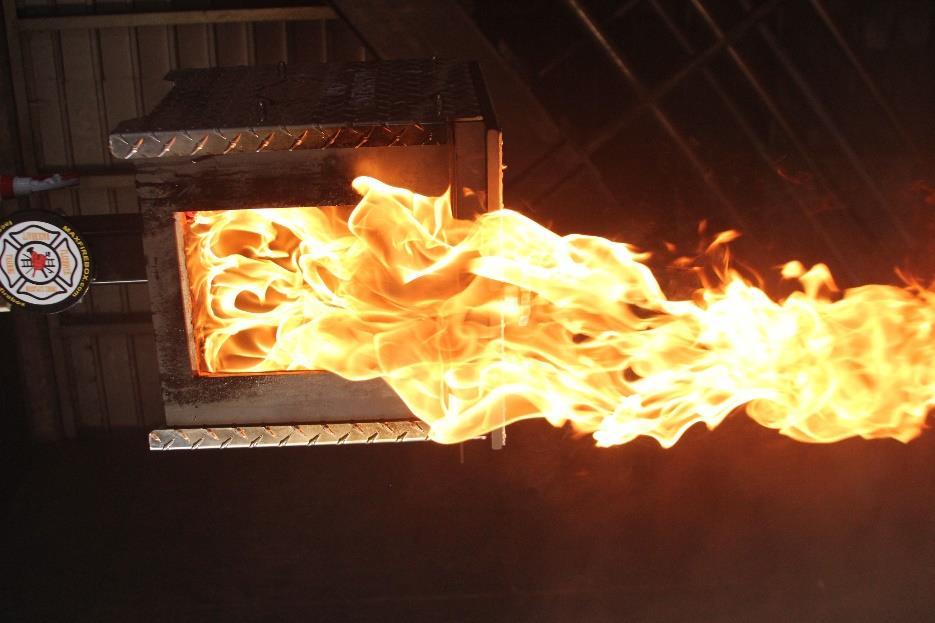 Flashover The sudden full-room involvement in flame. Flashover is caused by thermal radiation feedback.