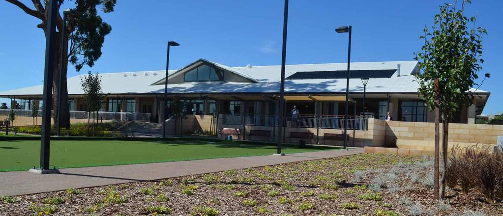 AFFINITY VILLAGE, SETTLERS HILLS AGED CARE The site is divided into four quadrants, the landscape of each quadrant is designed with a specific flowering deciduous shade tree and