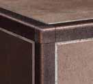 Tuscan Bronze (TSOB) The perfect complement to oil-rubbed bronze fixtures.