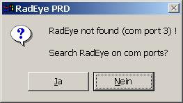 8.4 The RadEye shows an error message in the display s top line Please refer also to chapter 6.2.