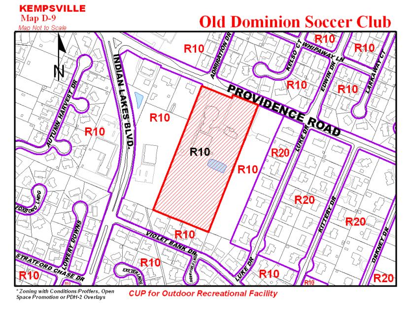 REQUEST: Conditional Use Permit (outdoor recreational facility soccer fields) 6 March 9, 2011 Public Hearing APPLICANT: OLD DOMINION SOCCER CLUB PROPERTY OWNER: CALVARY ASSEMBLY OF GOD STAFF PLANNER: