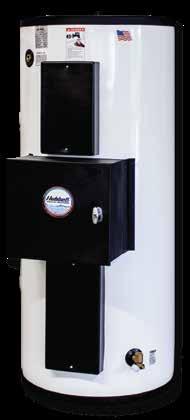 Available in 40-119 gallon cement lined storage tank in 1 or 3 phase Compact electric water heater