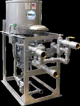 BWX - Fully packaged indirect fired water heater that utilizes boiler water or HTHW to heat potable water.