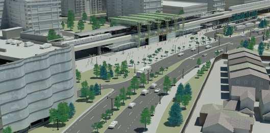parking structure will provide for 650 automobiles at the opening and is planned for a