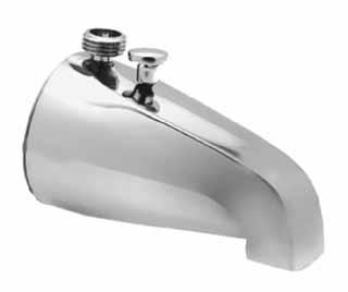 Fiberflass Shower Arm Ell This brass ell securely mounts a shower arm to a fiberglass shower stall.