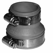 The 5925 size connects 1-1/4 or 1-1/2 tubular traps to all common 2 drain piping, except copper.