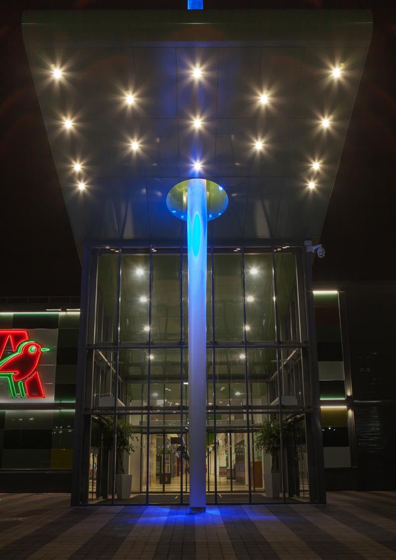Retail lighting CORESI SHOPPING RESORT Case study The ultimate shopping experience
