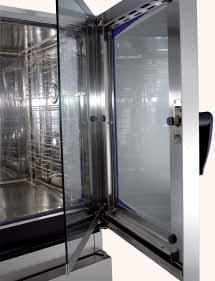 The fresh air from outside goes through the fan, through the heating elements where it is pre-heated and finally hits the food The Hold function (pulse ventilation) is suitable