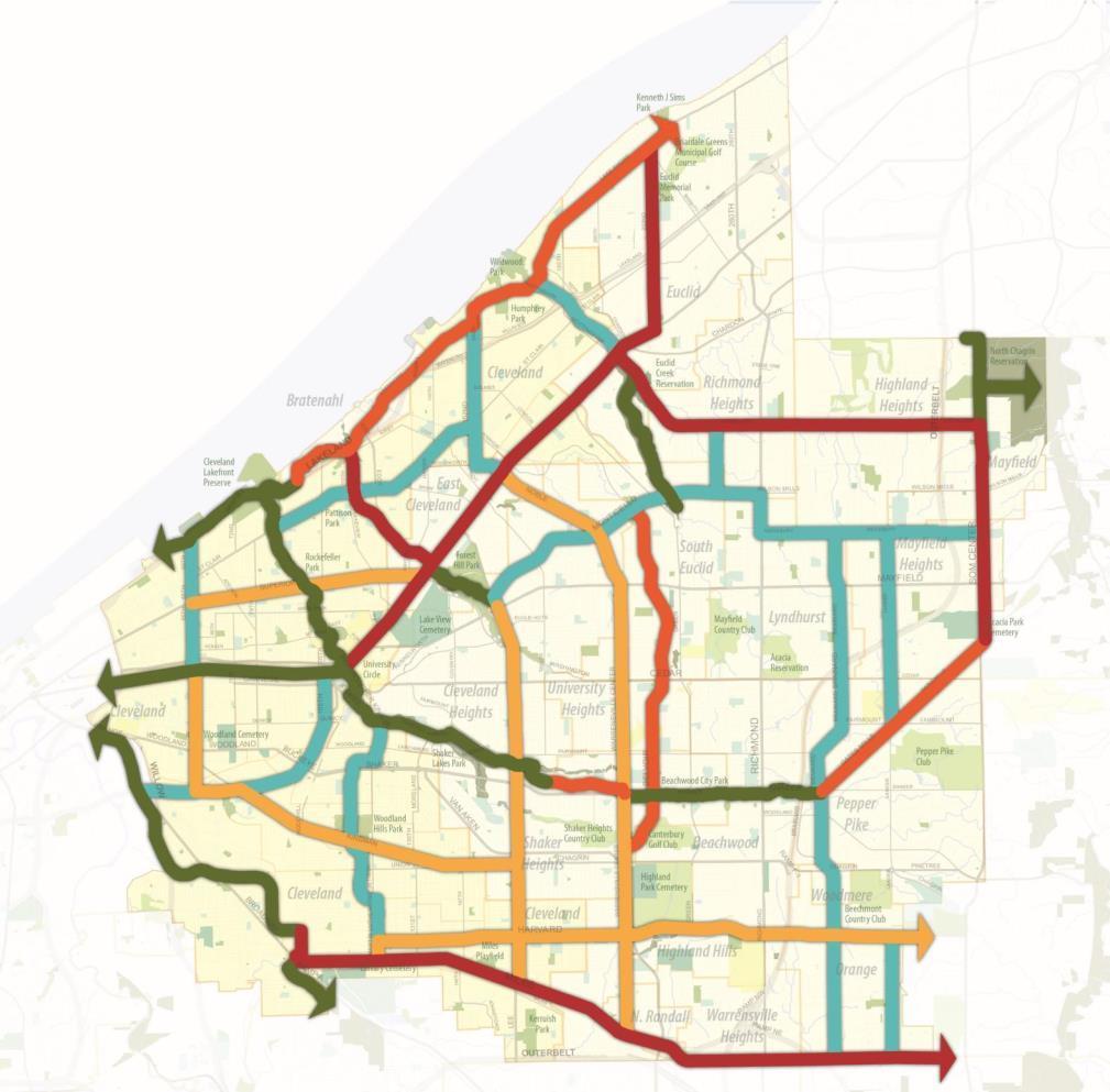 EASTSIDE GREENWAY Planning Process Identified Missing Links Identified other greenway route
