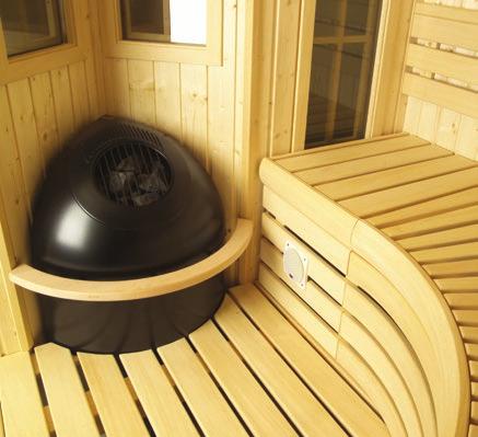 PIKKUTONTTU FOR THE ULTIMATE IN DESIGN AND PERFORMANCE For those sauna bathers that do not need their heater always on, the Pikkutonttu has been added to the Tonttu Series.