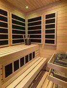 HALLMARK INFRASAUNA IS44 For those who sauna bathe alone, or with one other or for those who have limited space, the