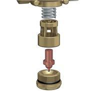 unscrew the cap of the anti-condensation valve; - take out the unit consisting of the spring, obturator and thermostatic sensor, noting the position of each component; - perform maintenance or