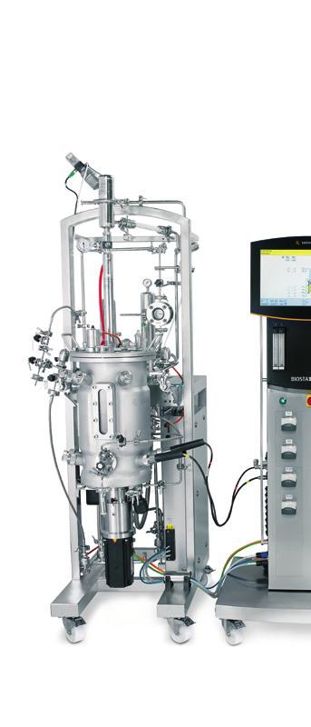 BISTAT D-DCU Your Fast Lane to Production The BISTAT D-DCU is a compact, bioprocess system available for microbial and cell culture applications with working volumes from 10 to 200L.