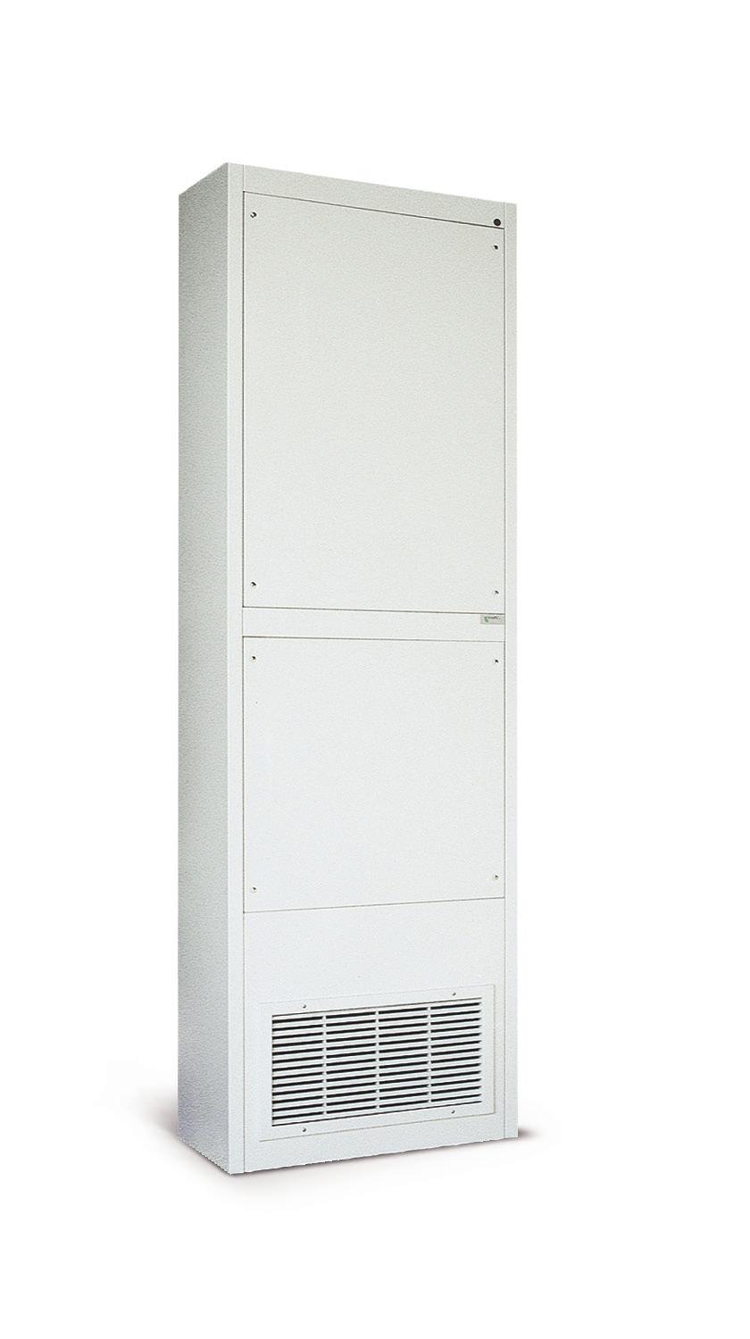 Classroom & High-Rise Dehumidifying Air Handlers > > Provides the small footprint required in classroom vertical air handling applications. Ideal in hydronic cooling and/or heating installations.