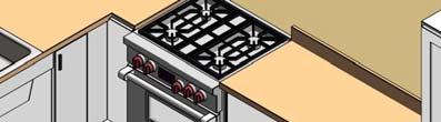 Ovens Ovens in residential dwelling units are required to be next to the work surface so that large hot dishes can be easily and quickly transferred and not