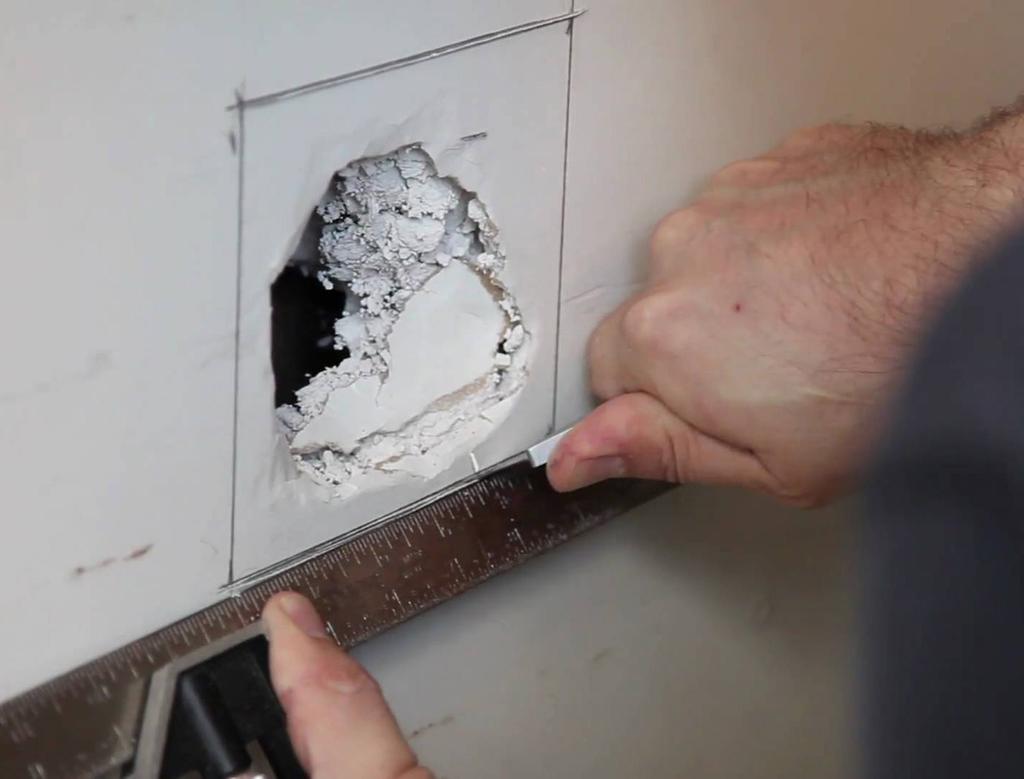 PATCH A HOLE IN DRYWALL: Holes in walls are nearly unavoidable. However, unless you ve plowed a car through the wall, you can fix most holes inexpensivly.