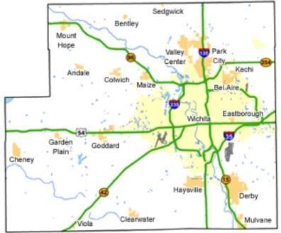 Location MAPS State of Kansas Sedgwick County