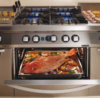 flexibility, thanks to the possibility of working as a static oven by simply turning off the fan, thus creating the ideal conditions for obtaining the best results for all types of preparations