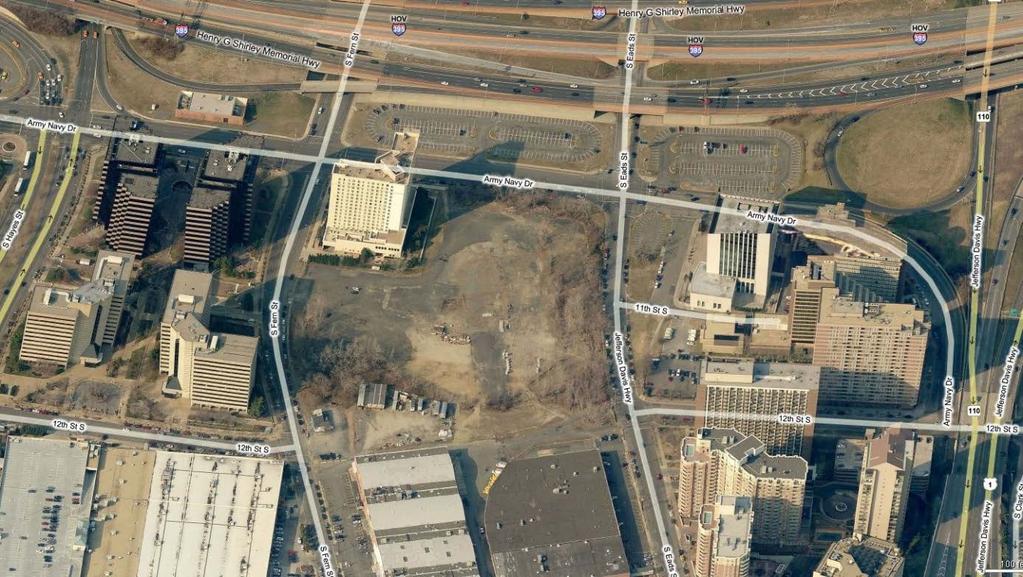 Page 5 The following provides additional information about the site and location: Site: The subject site is located in the Pentagon City Metro station area on the block generally bounded by Army Navy