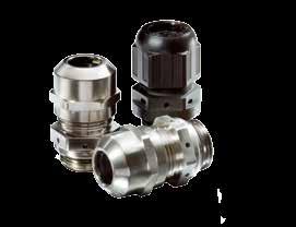 For rail transport SPRINT has all cable glands in the materials polyamide, brass and stainless steel, for which all sealing inserts are identical.