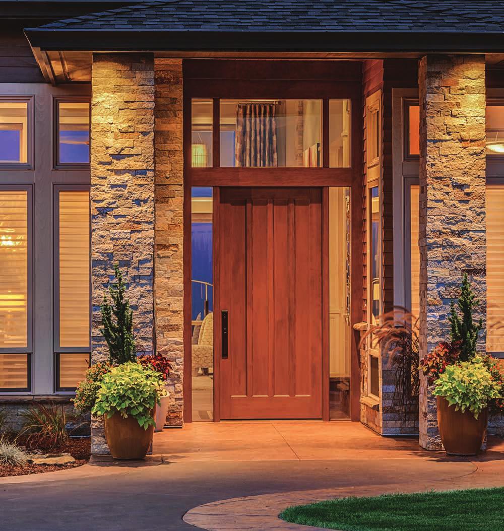Welcome home Schedule exterior lights to turn on before you walk into