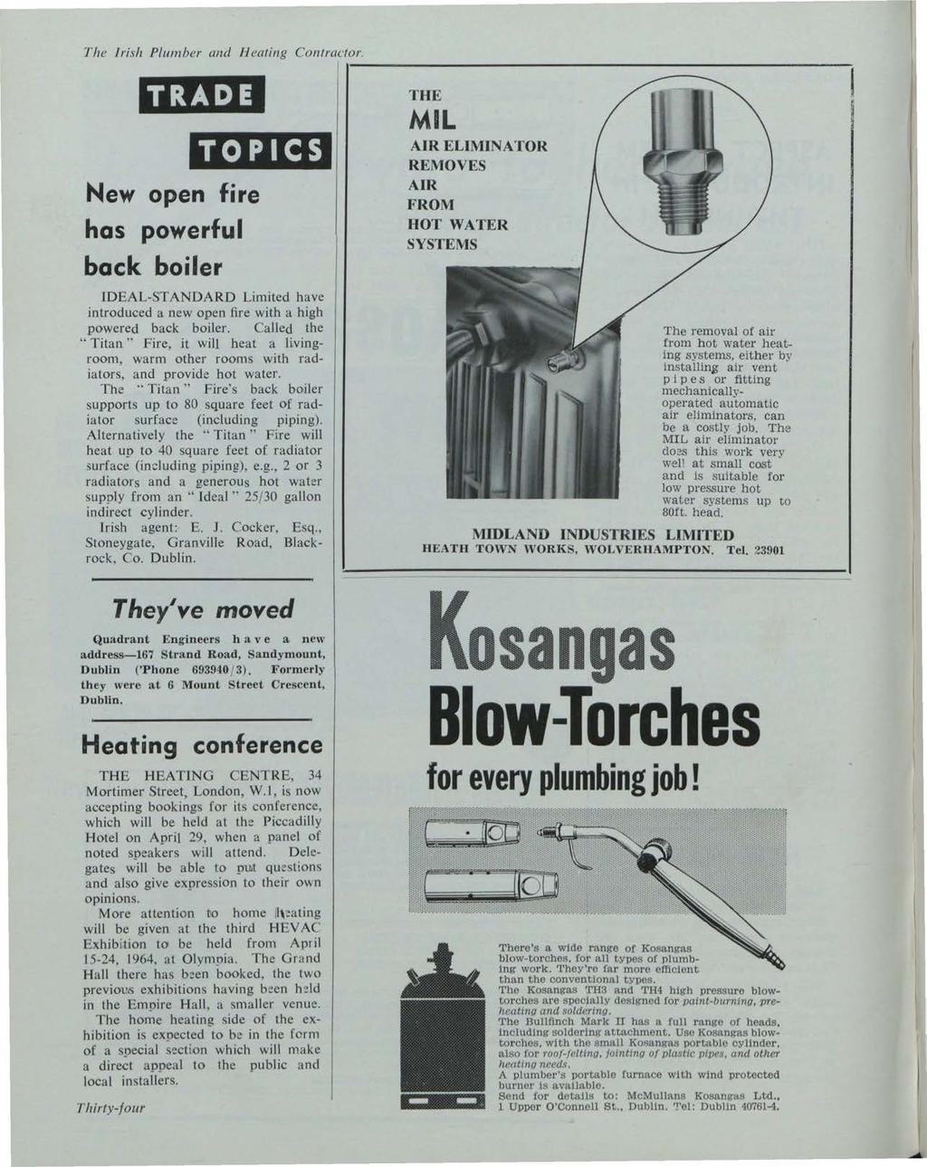 Building Services News, Vol. 2, Iss. 12 [1963], Art. 1 The Irish Plumber and Jfealing Contractor.